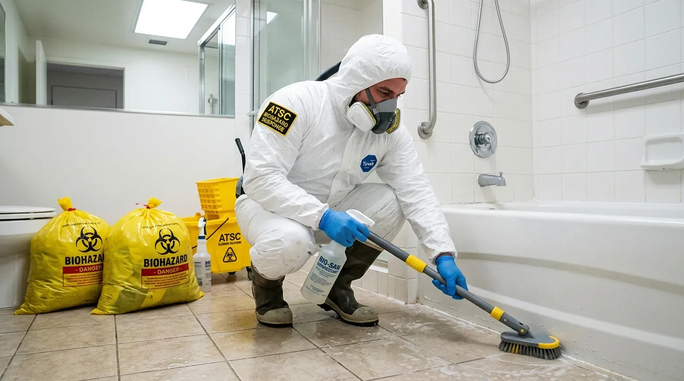 Decontamination equipment deployed for Blood Cleanup in Greenwood